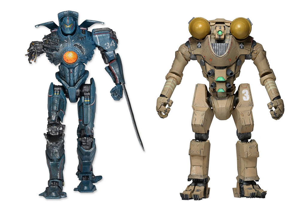 Pack 2 figuras Pacific Rim. Gipsy Danger y Horizon Brave