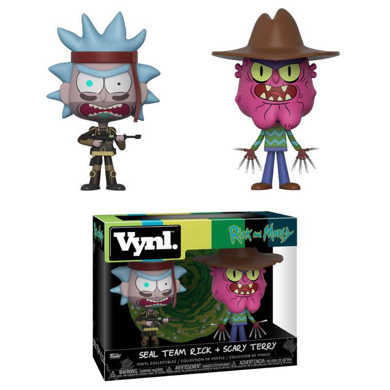 Pack 2 figuras Rick & Scarry Terry 10 cm. Rick y Morty. Funko