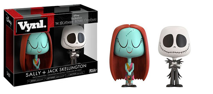 Pack 2 figuras Sally y Jack Skellington