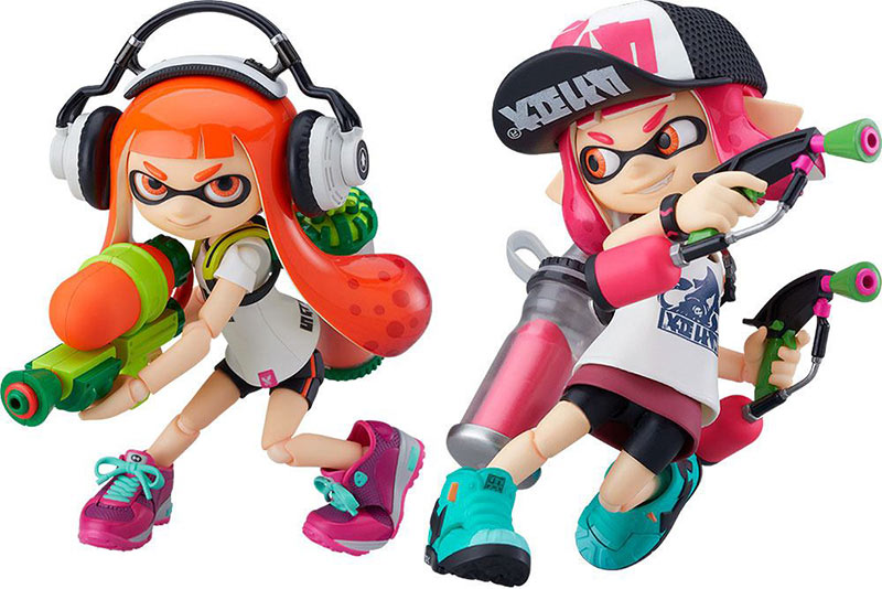 Pack 2 figuras Splatoon 10 cm. Splatoon / Splatoon 2. Figma. Good Smile Company