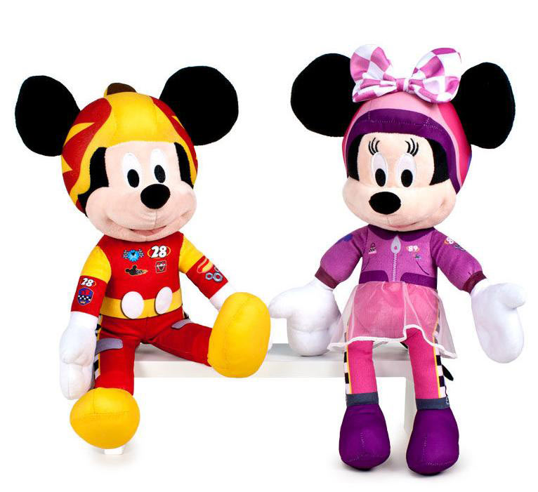 Pack 2 peluches Mickey y Minnie