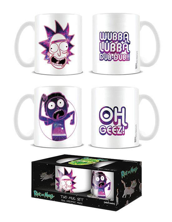 Pack 2 tazas Rick y Morty Cosmic