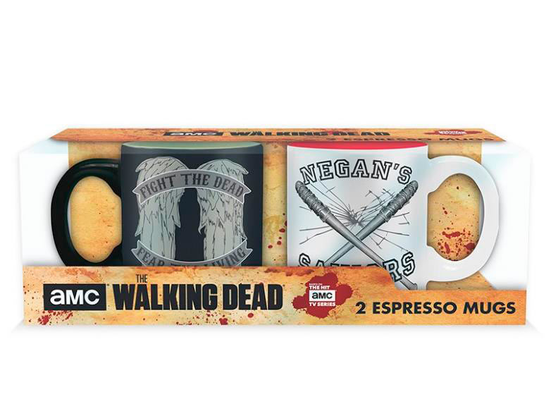 Pack 2 tazas de café The Walking Dead. Daryl vs Negan