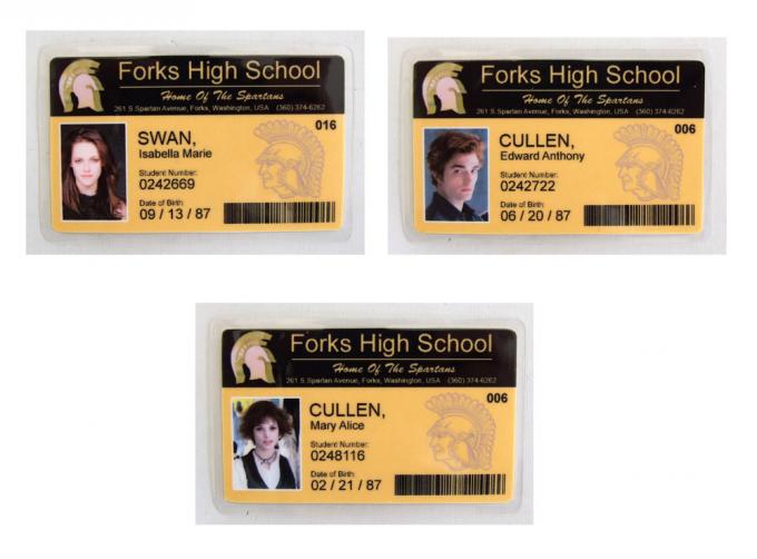 Pack 3 Carnets Estudiante Crepúsculo. Forks High School