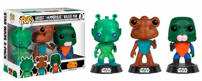 Pack 3 Funko POP Greedo