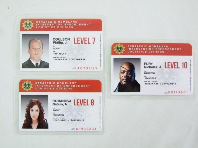 Pack 3 carnets Identificativos Iron Man. S.H.I.E.L.D