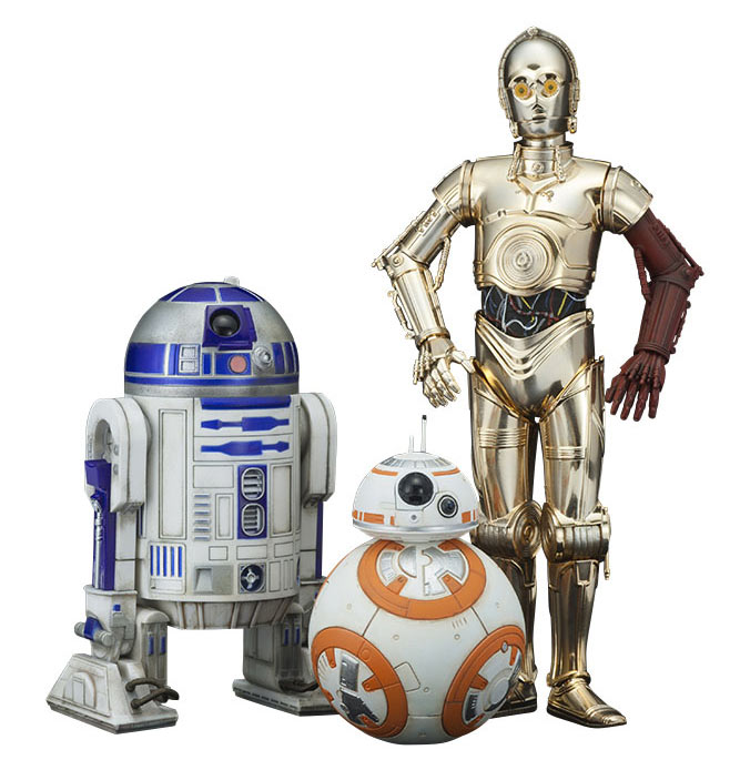 Pack 3 estatuas C-3PO