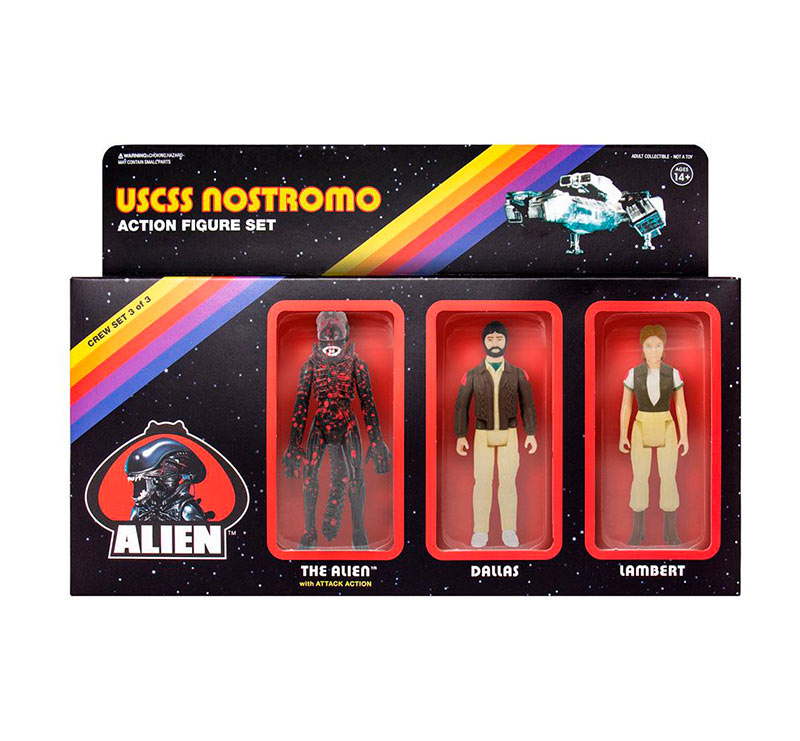 Pack 3 figuras Alien