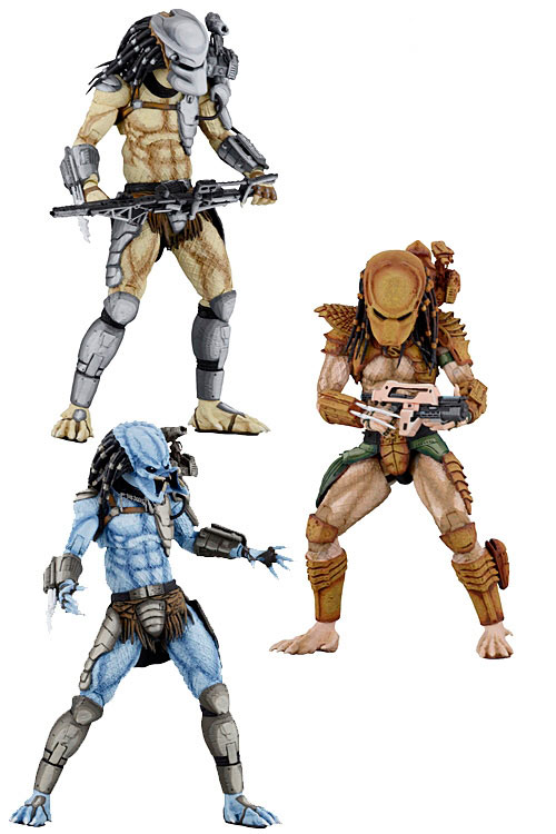 Pack 3 figuras Alien vs Predator