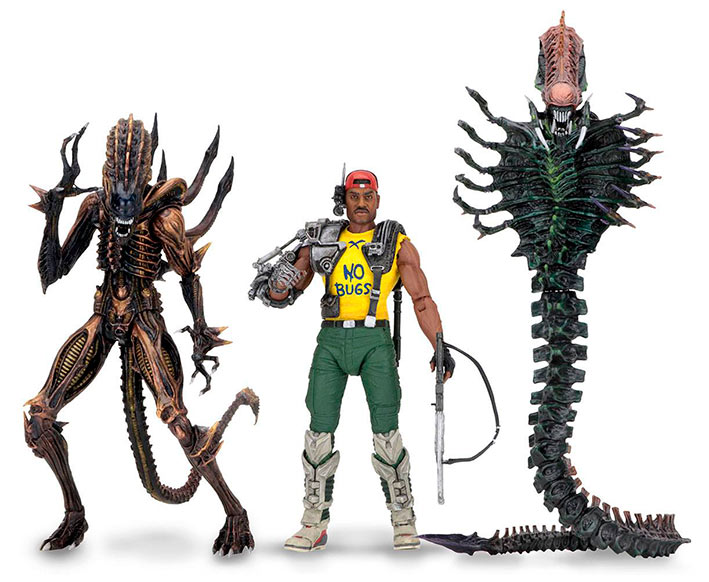 Pack 3 figuras Aliens 18 cm. Alien Serie 13 NECA