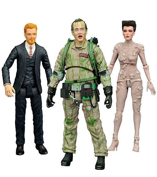 Pack 3 figuras Los Cazafantasmas 18 cm