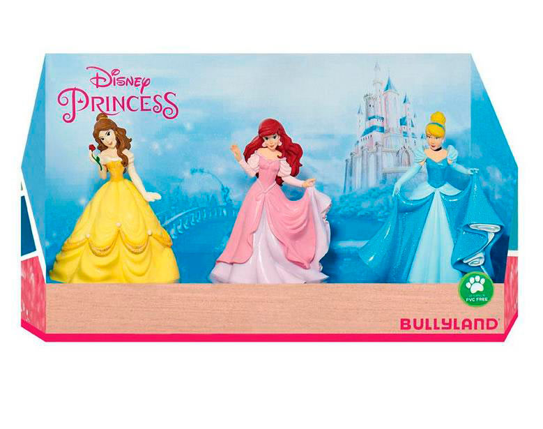 Pack 3 minifiguras Princesas Disney 8 cm
