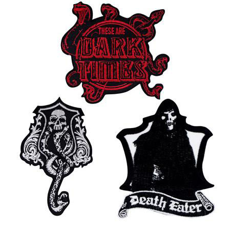 Pack 3 parches Harry Potter. Dark Arts
