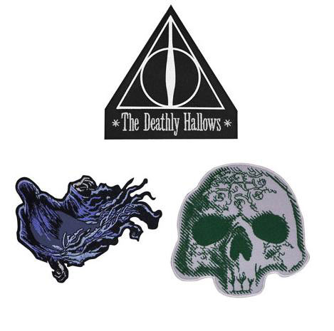 Pack 3 parches Harry Potter. Deathly Hallows