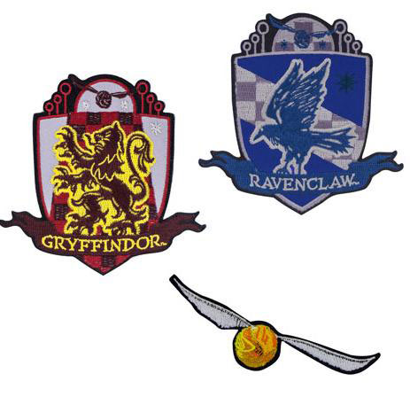 Pack 3 parches Harry Potter. Golden Snitch