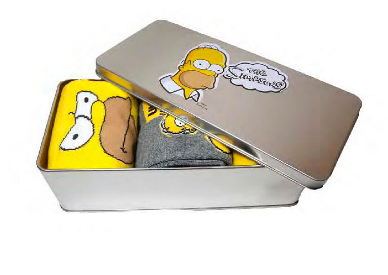 Pack 3 pares de calcetines Los Simpson