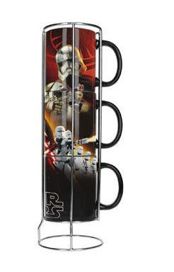 Pack 3 tazas apilables Star Wars: El Despertar de la Fuerza