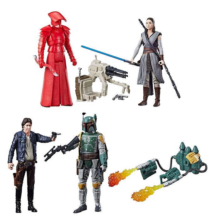 Pack 4 figuras 10 cm. Star Wars