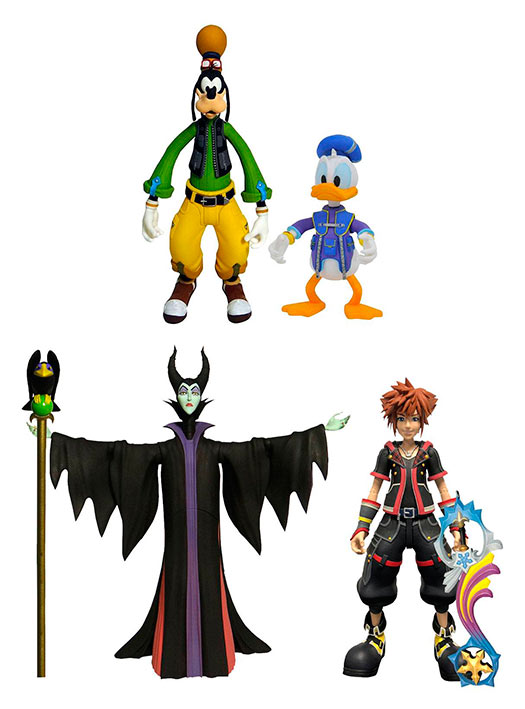 Pack 4 figuras Kingdom Hearts III