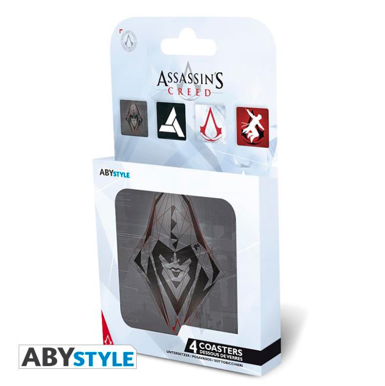Pack 4 posavasos Assassin's Creed