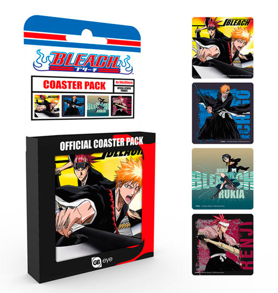 Pack 4 posavasos Bleach