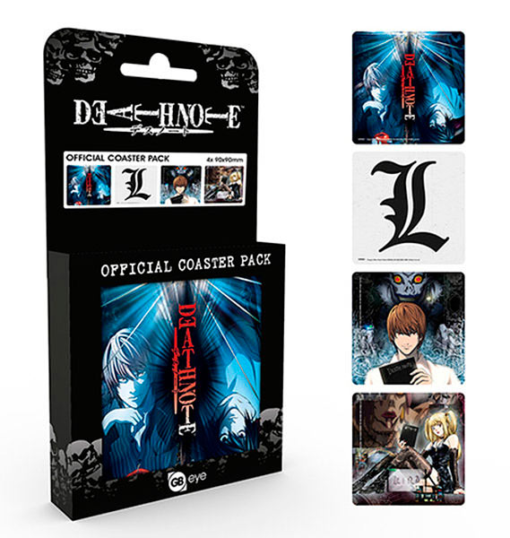 Pack 4 posavasos Death Note