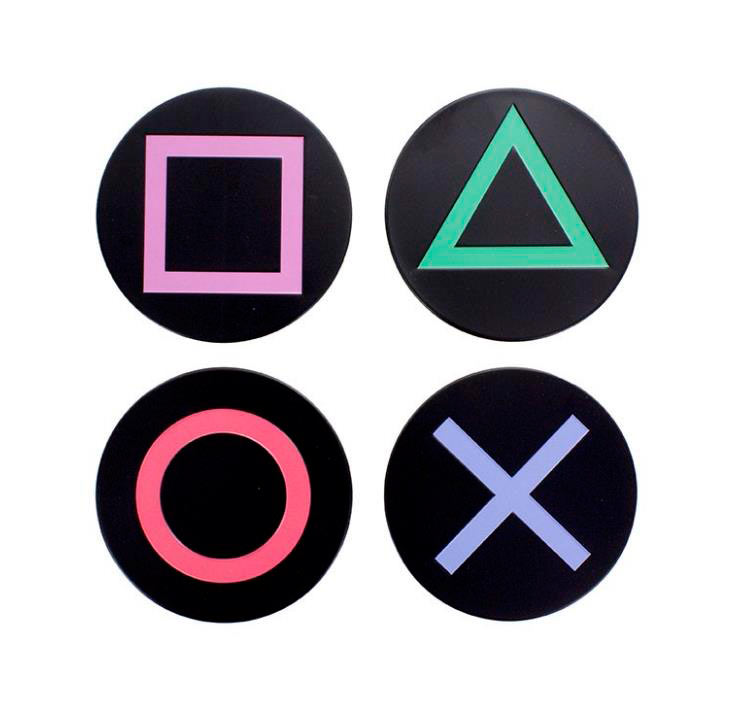 Pack 4 posavasos PlayStation