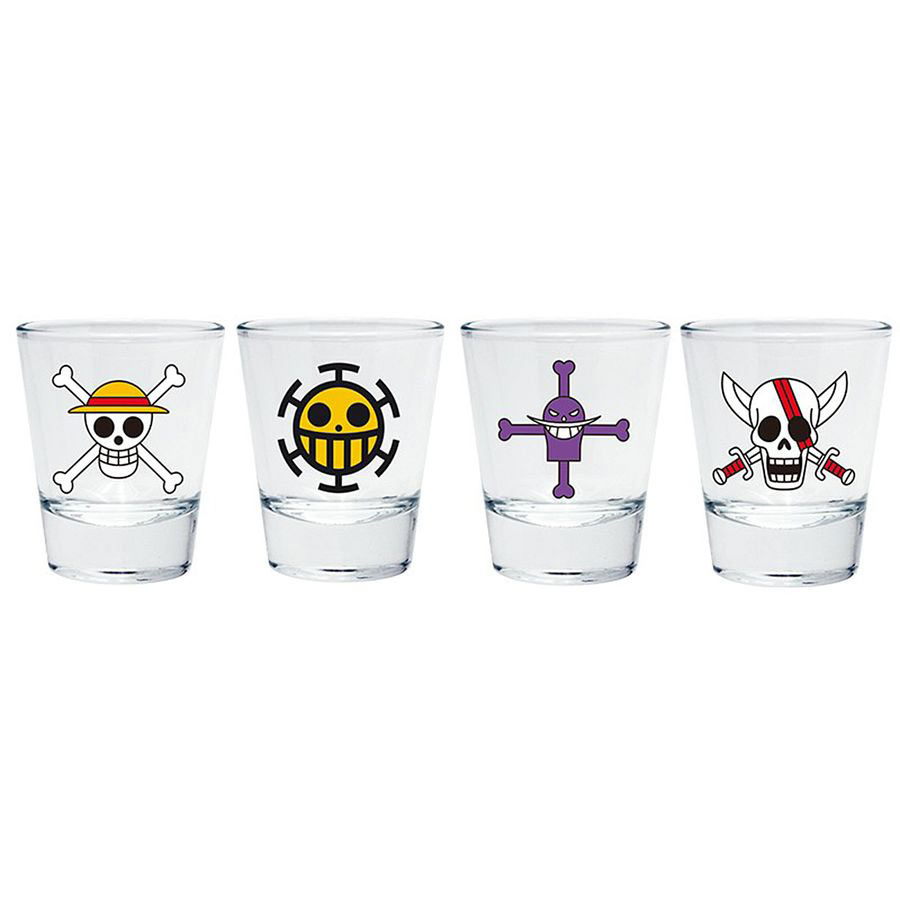 Pack 4 vasos chupito One Piece
