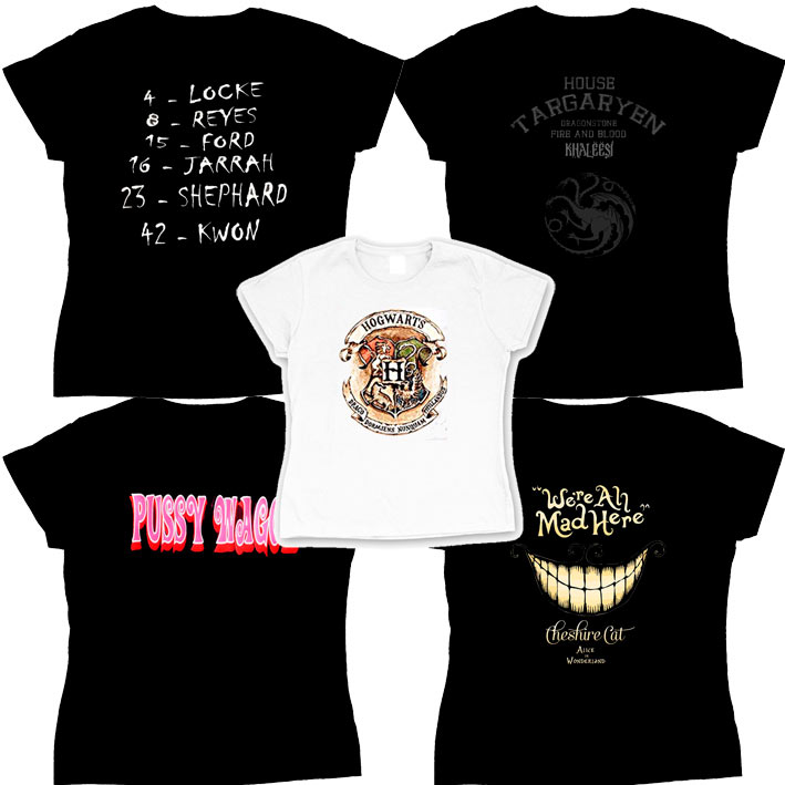 Pack 5 camisetas chica Oferta 20 €