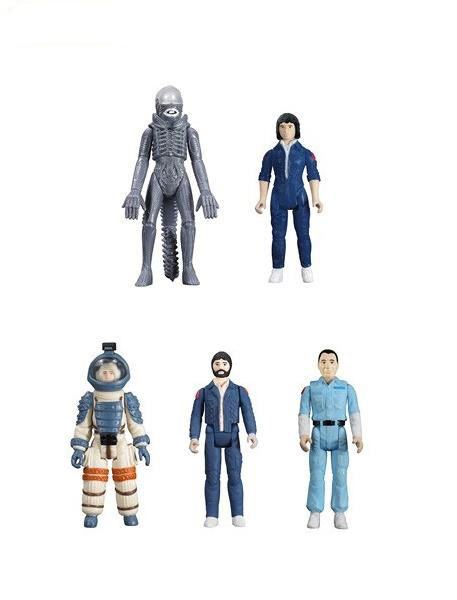 Pack 5 figuras Alien: el Octavo Pasajero. Línea ReAction Funko