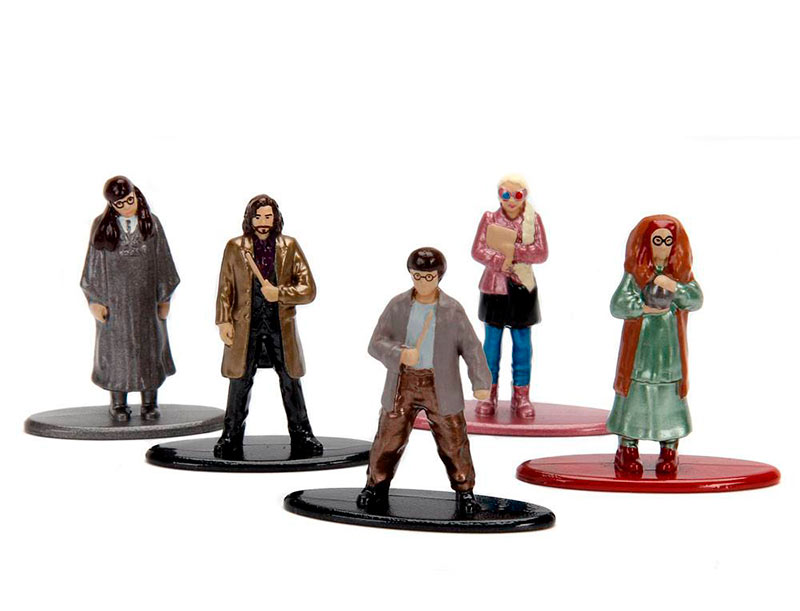 Pack 5 figuras Harry Potter 4 cm. Nano Metalfigs. Diecast. Serie 3. Jada Toys
