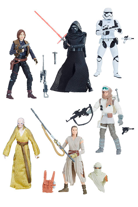 Pack 6 figuras 10 cm. Star Wars Black Series Vintage 2018 Wave 1. Hasbro