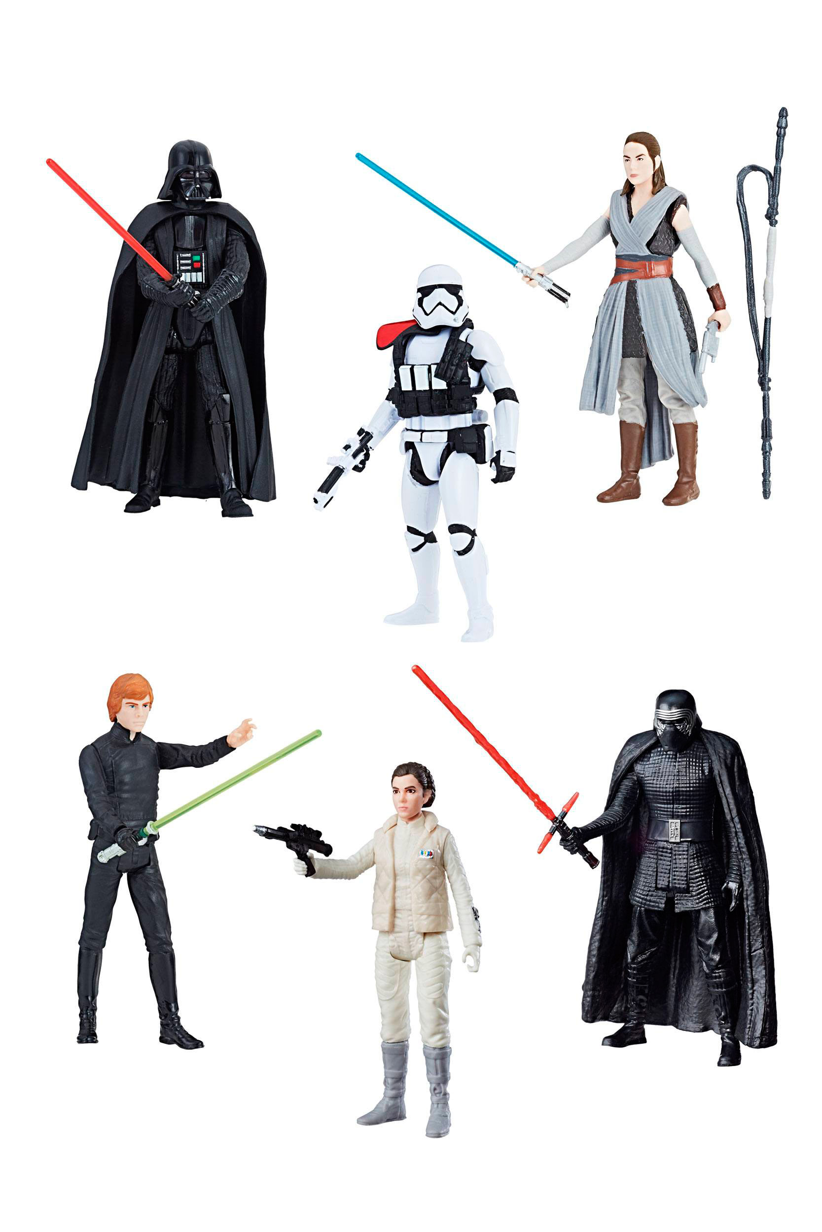 Pack 6 figuras 10 cm. Star Wars