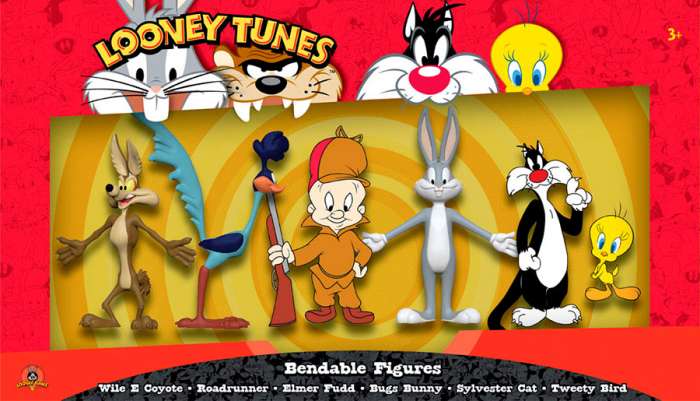 Pack 6 figuras Looney Tunes 15 y 6 cm. NJ Croce