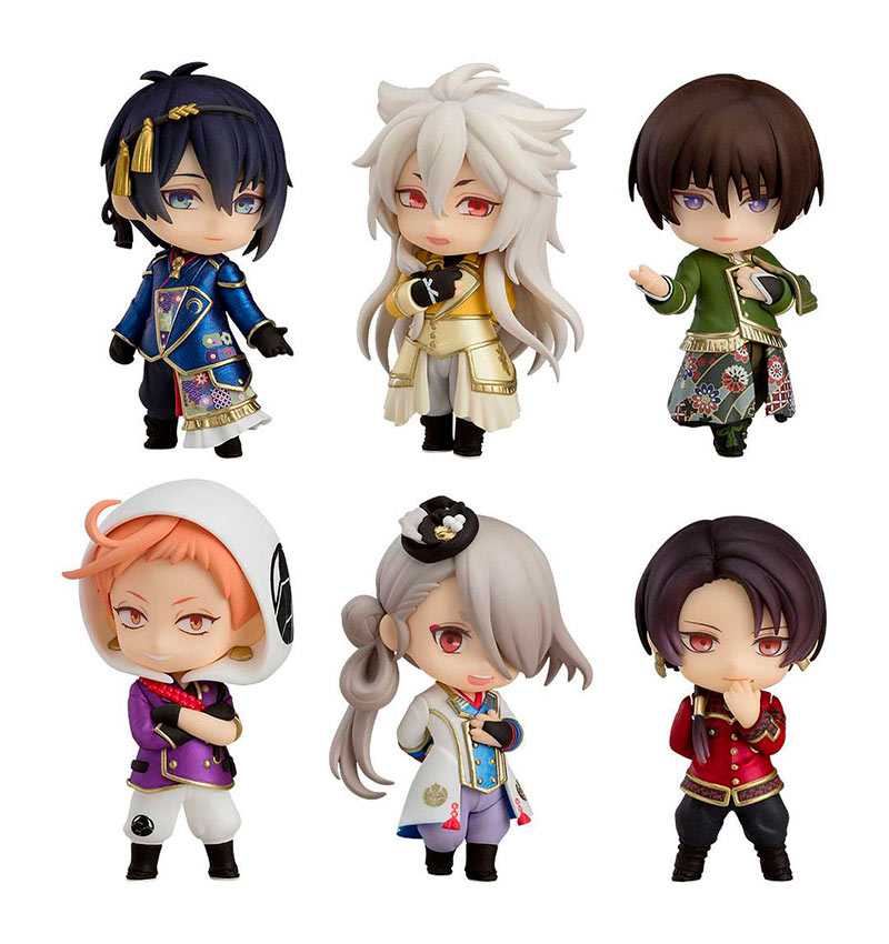 Pack 6 minifiguras Atsukashiyama Ibun 7 cm. Touken Ranbu The Musical. Nendoroid Petite. Good Smile Company