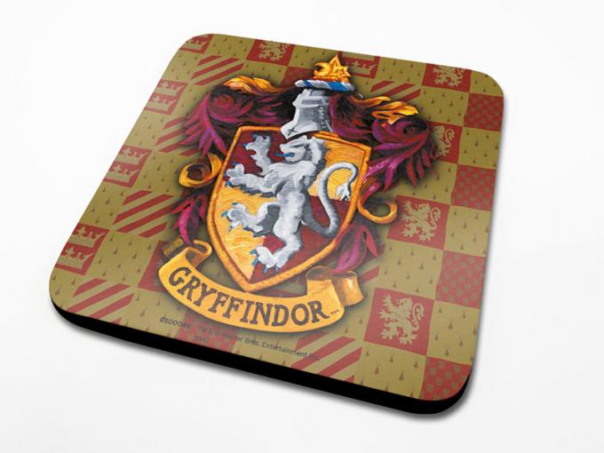 Pack 6 posavasos escudo Gryffindor 10 x 10 cm. Harry Potter