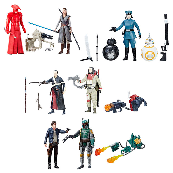 Pack 8 figuras 10 cm. Star Wars 2017 Wave 2. Hasbro