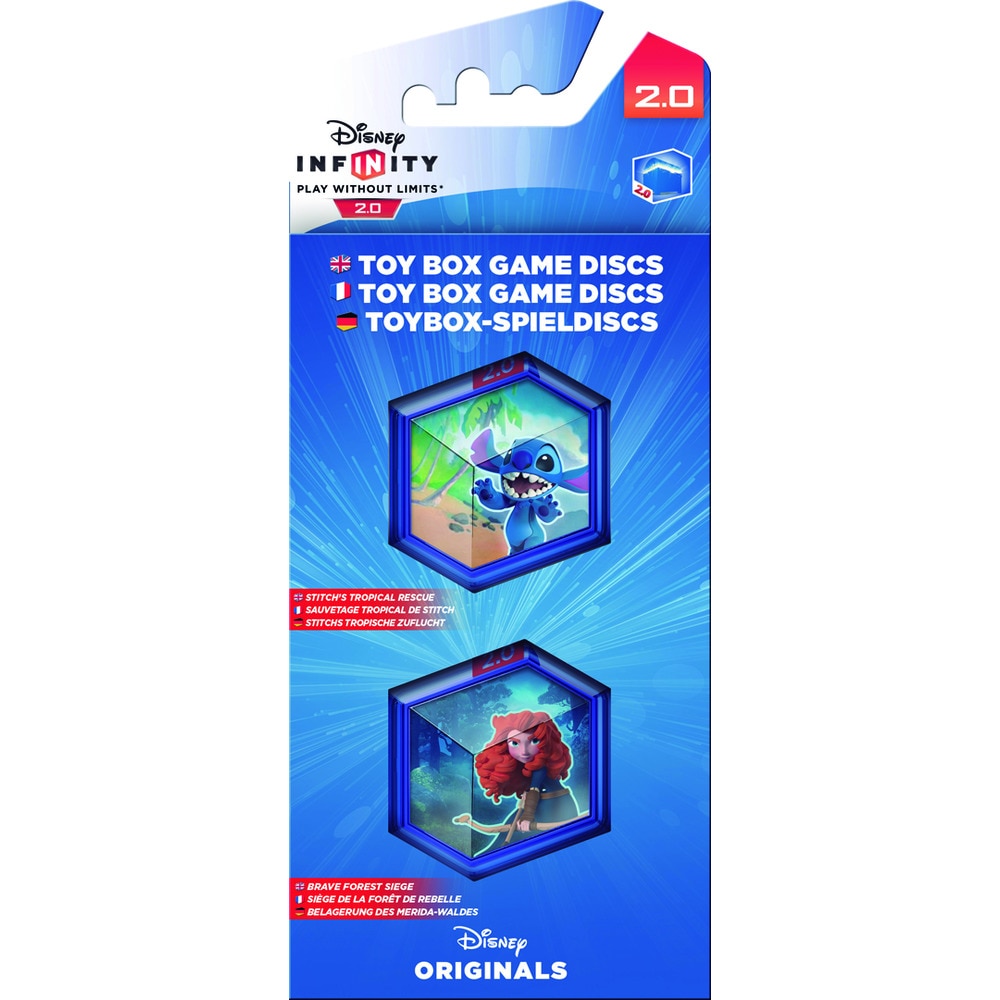 Pack Toy Box Game Discs Disney Originals Qué Friki