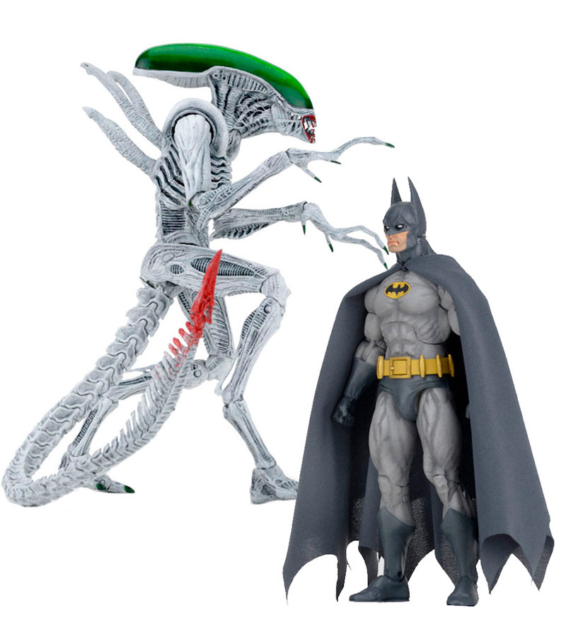 Pack de 2 figuras Batman vs Alien 18 cm. Batman/Aliens. NECA