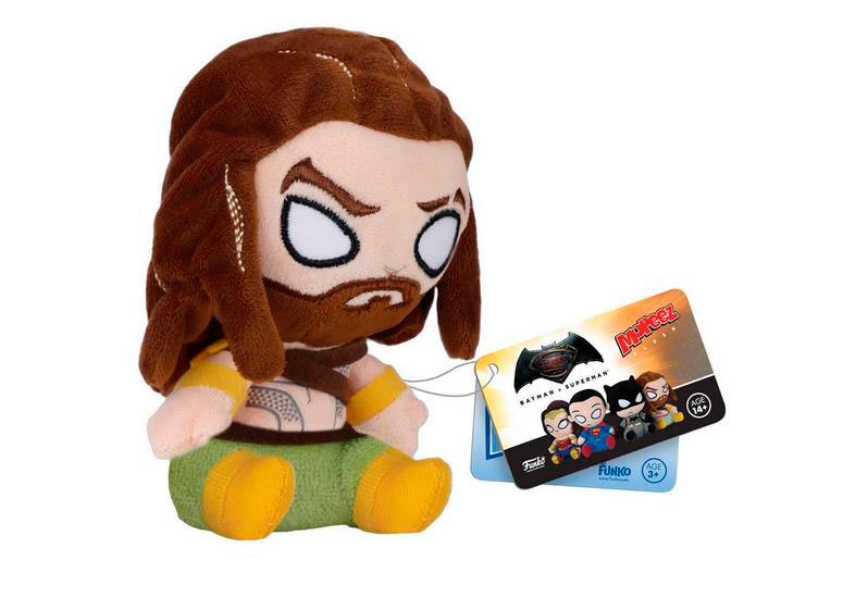 Peluche Aquaman 12 cm. Batman v Superman. Línea Mopeez. Funko.