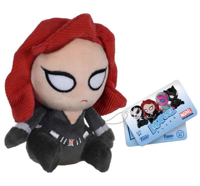 Peluche Black Widow 12 cm. Capitán América: La Guerra Civil. Línea Mopeez. Funko