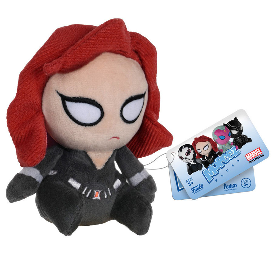 Peluche Black Widow 12 cm. Capitán América: La Guerra Civil. Línea Mopeez. Funko