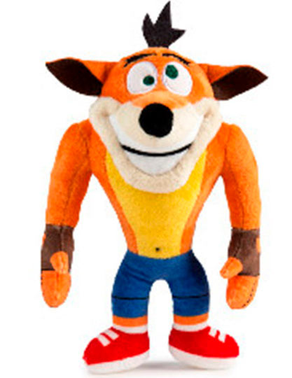 Peluche Crash Bandicoot Crazy Eyes 20 cm. Kidrobot
