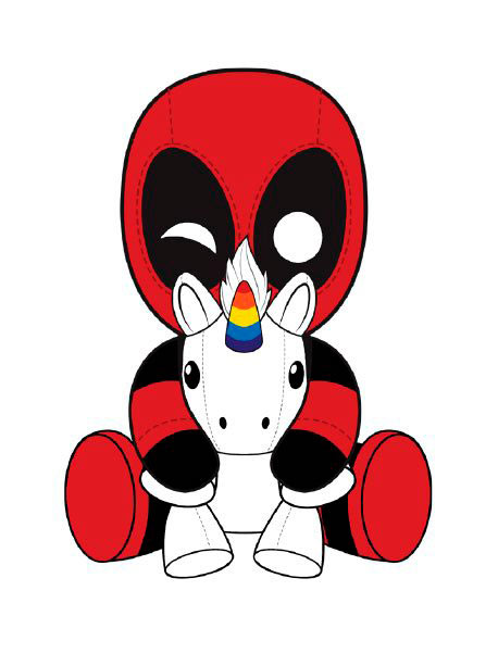 Peluche Deadpool 20 cm. Kidrobot