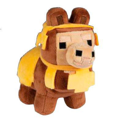 Peluche Happy Explorer Baby Llama Brown 16 cm. Minecraft. J!NX