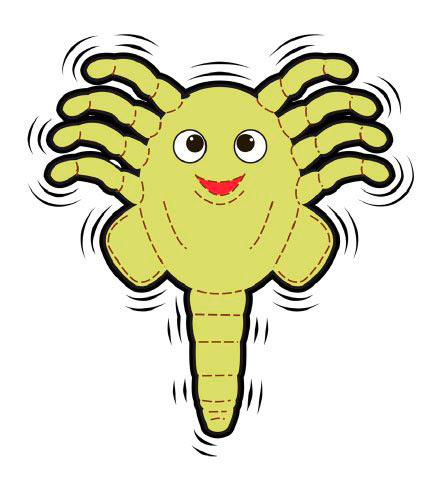 Peluche HugMe Facehugger 41 cm. Alien: Covenant. Kidrobot