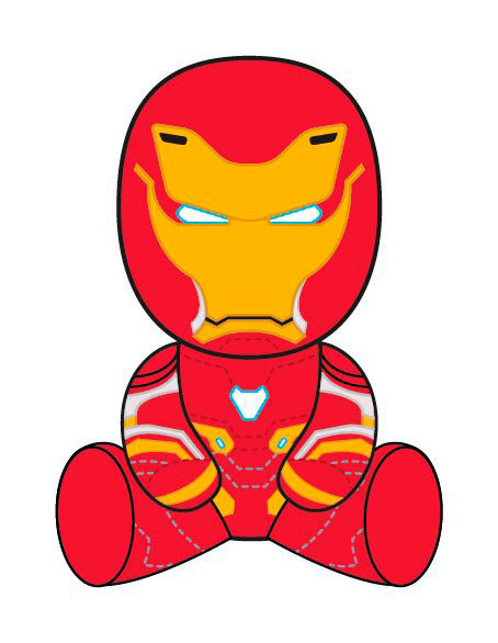 Peluche Iron Man 18 cm. Vengadores: Infinity Wars. Kidrobot