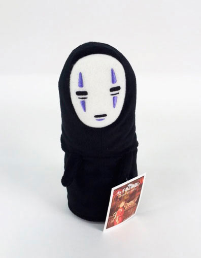 Peluche Kaonashi (Sin cara) 18 cm. El viaje de Chihiro. Studio Ghibli