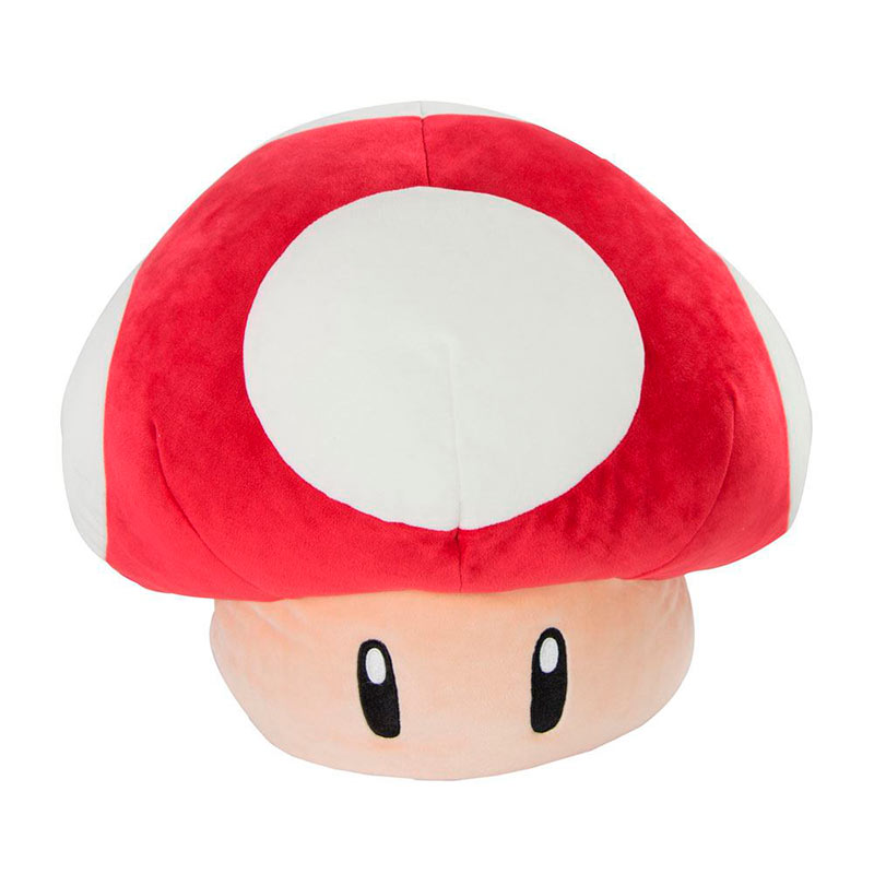 Peluche Mocchi-Mocchi Super Mushroom 40 cm. Mario Kart. Nintendo