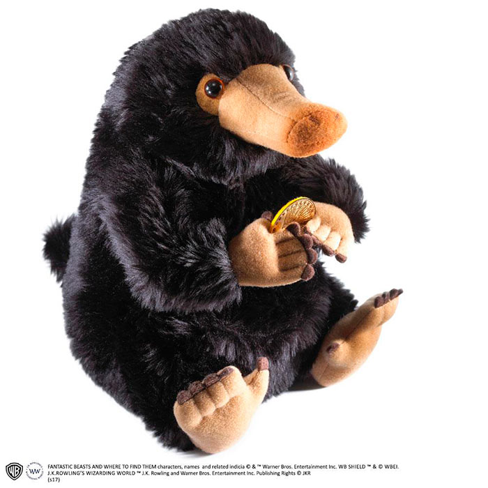 Peluche Niffler 23 cm. Animales fantásticos y dónde encontrarlos. Noble Collection